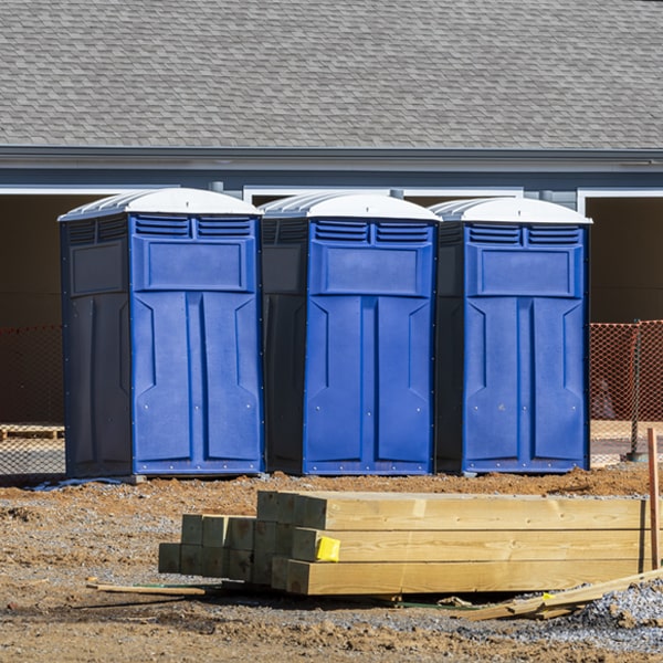 is there a specific order in which to place multiple porta potties in Herscher IL